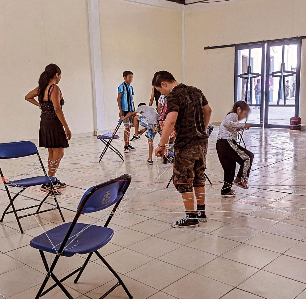 Taller con niñeces y juventudes encuentro nacional de unificación de Familiares de víctimas de desaparición