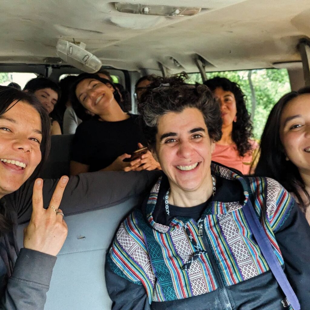 De camino a la primer Juntanza CUIDAR: Movimiento, temazcal y convite